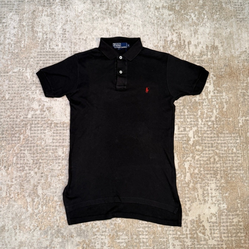 Vintage Polo Ralph Lauren Cotton Pique Tennis-Tail Polo with Iconic Red Pony